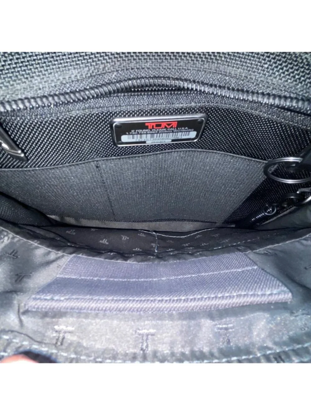 Tumi Men’s Black Ballistic Nylon Rolling Expandable Carry-On Travel Luggage
